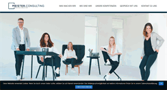 Desktop Screenshot of meister-consulting.de